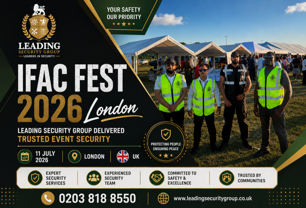 IFAC Fest 2026 London: Leading Security Group Delivered Trusted Event Security